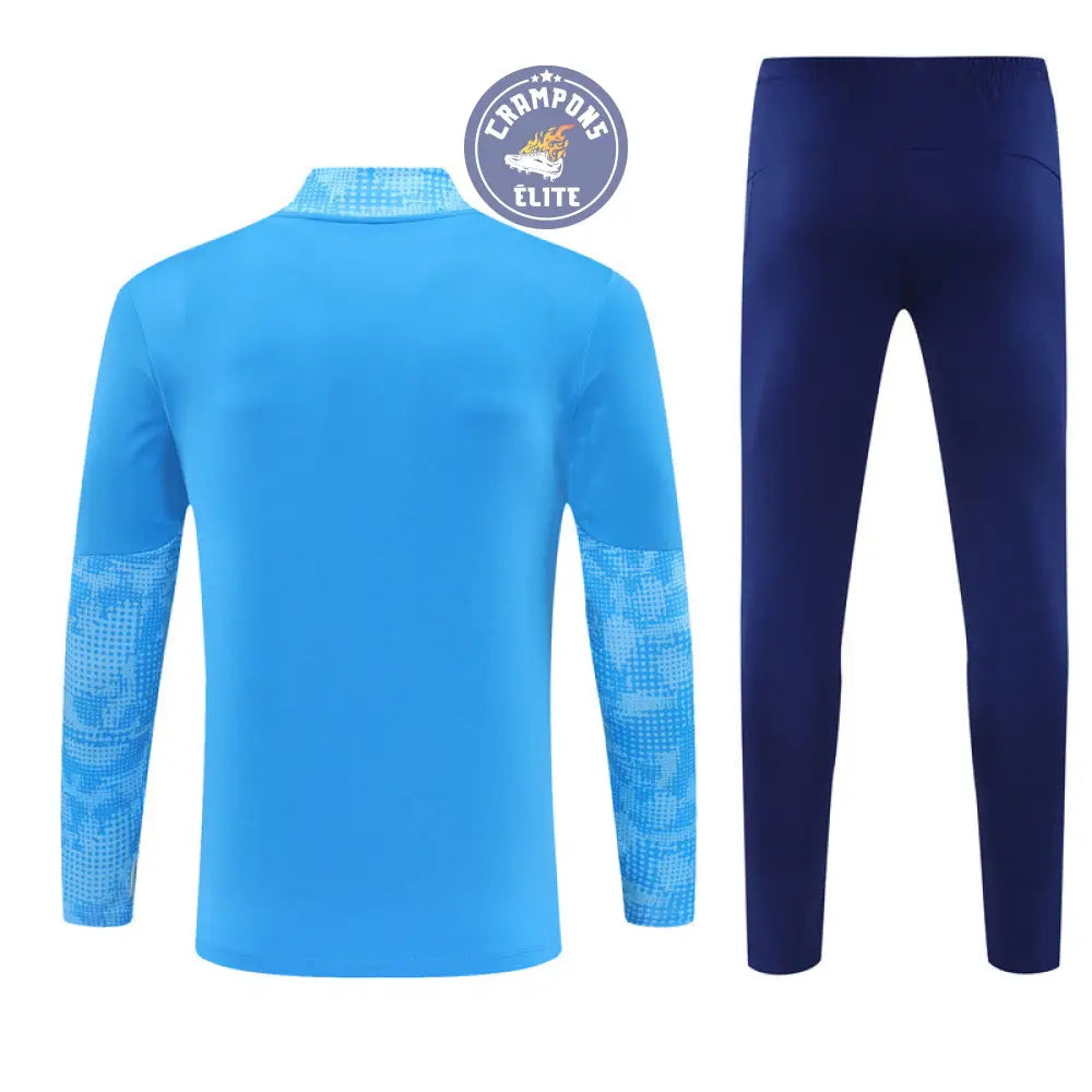 Survêtement d’entraînement demi-zip - Manchester City 2025/2026 - Bleu/Bleu Ciel