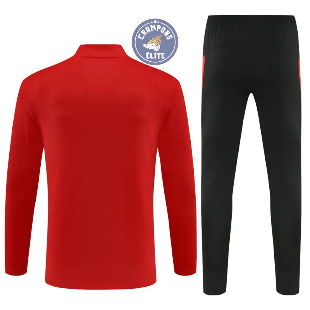 Survêtement d’entraînement demi-zip - Portugal 2025/2026 - Rouge/Noir/Vert