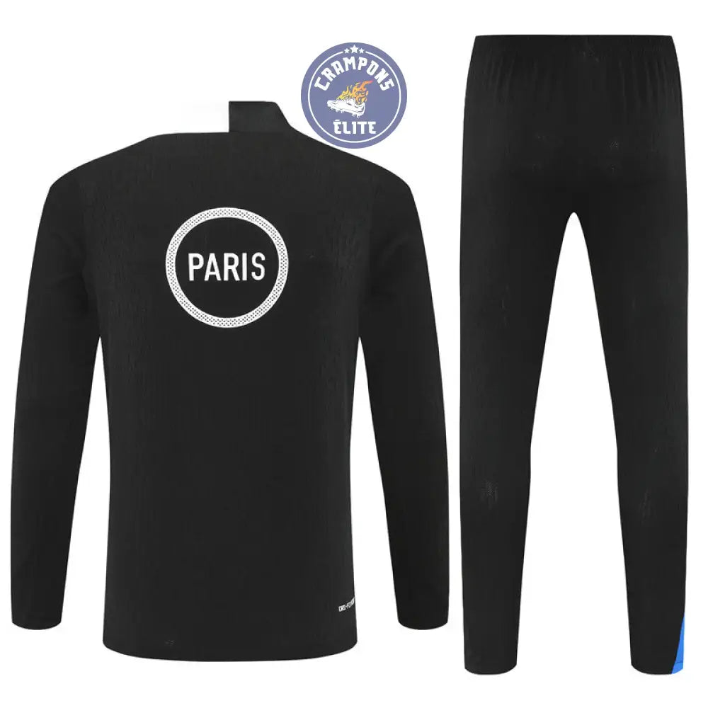 Survêtement d’entraînement demi-zip - PSG 2025/2026 - Noir/Blanc/Rouge