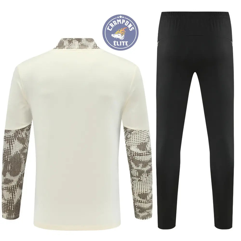 Survêtement d’entraînement demi-zip - PSV 2025/2026 - Beige/Kaki/Noir/Blanc