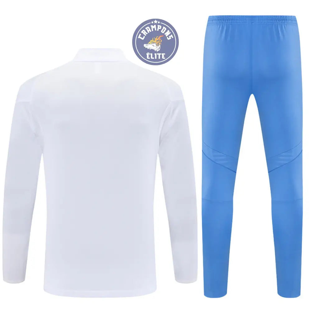 Image of Survêtement d’entraînement demi-zip - Real Madrid 2025/2026 - Blanc/Bleu Ciel