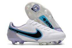 Image of Tiempo 9 Elite FG Blanc/Violet/Bleu