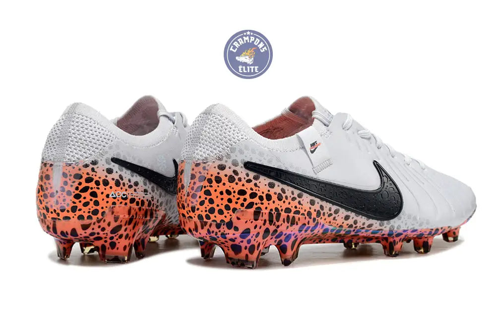 Tiempo Legend 10 Elite FG Electric Pack Gris/Orange/Léopard