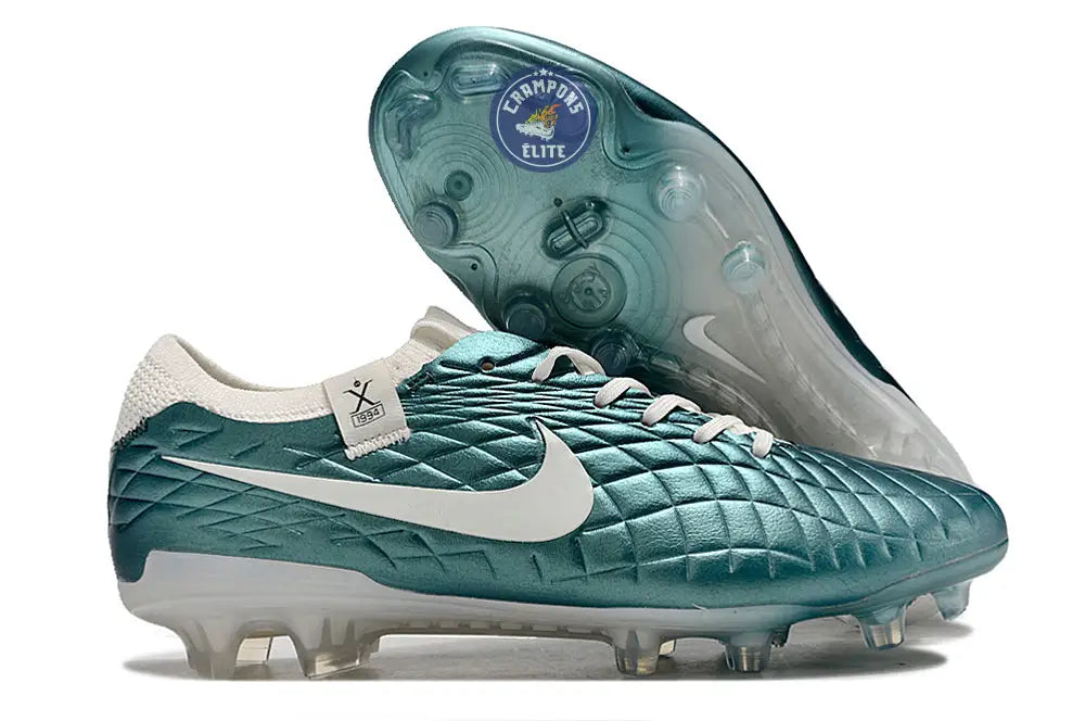 Image of Tiempo Legend 10 Elite FG Emerald - Turquoise/Blanc Cassé