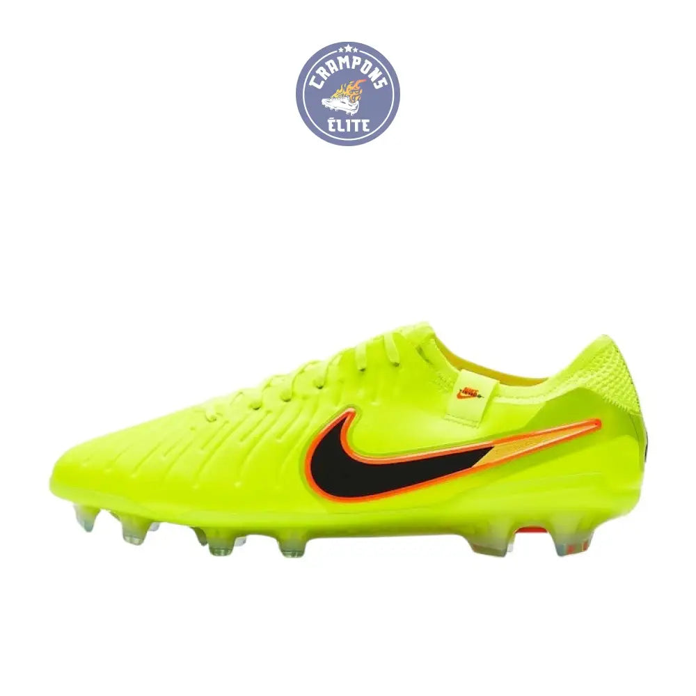 NIKE TIEMPO LEGEND 10 ELITE FG MAX VOLTAGE - NEON/JAUNE