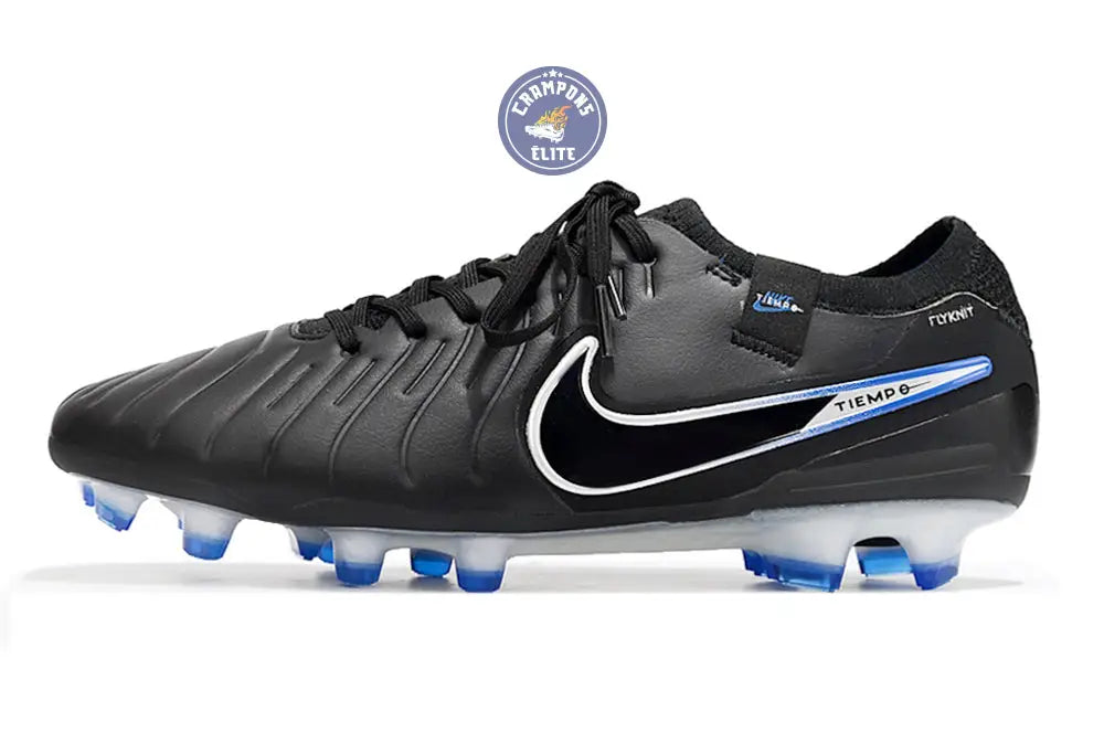 Tiempo Legend 10 Elite FG Shadow - Noir/Chrome/Bleu
