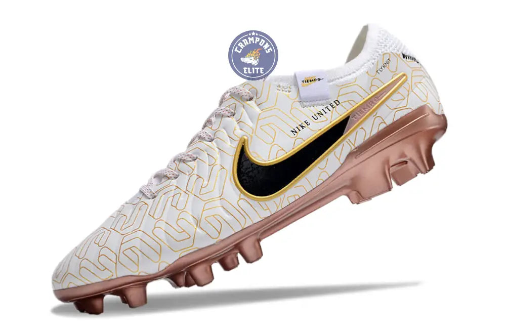 Image of Tiempo Legend 10 Elite FG United Golden - Blanc/Noir/Doré