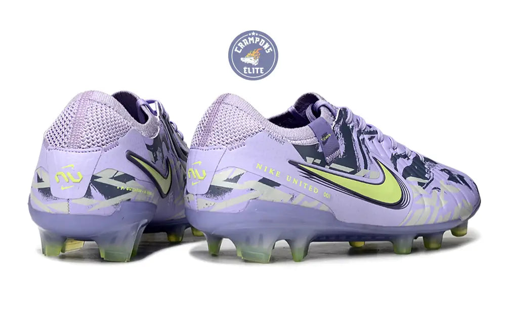 TIEMPO LEGEND 10 ELITE FG UNITED - PURPLE AGATE/JAUNE FLUO