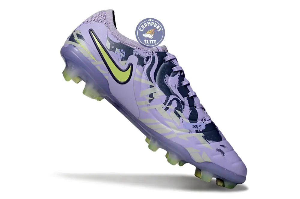 Image of TIEMPO LEGEND 10 ELITE FG UNITED - PURPLE AGATE/JAUNE FLUO