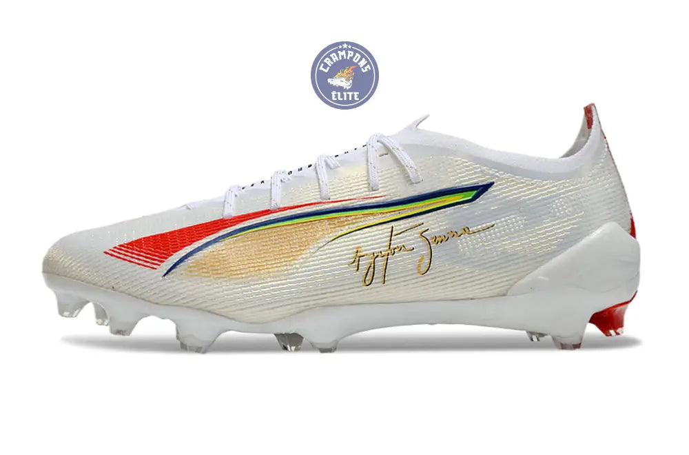 Image of Ultra 5 Ultimate FG Senna - Blanc/Doré/Rouge ÉDITION LIMITÉE