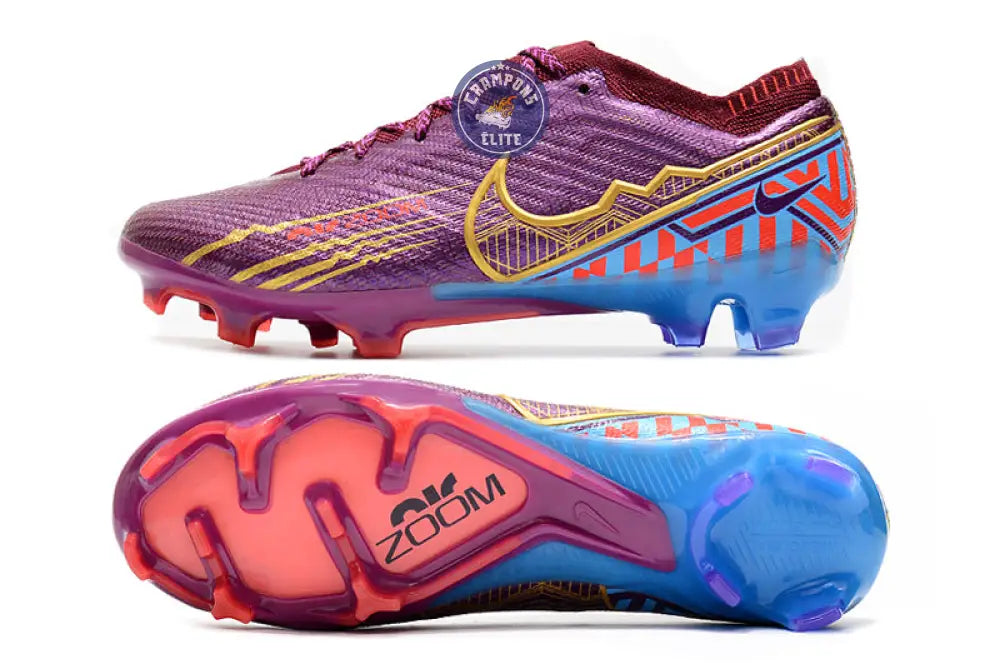 Vapor 15 Elite FG Mbappé Personal Edition - Bordeaux/Doré