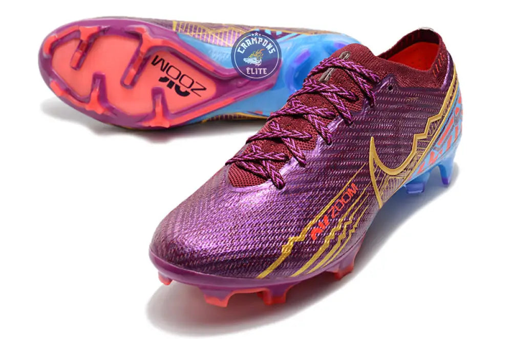 Image of Vapor 15 Elite FG Mbappé Personal Edition - Bordeaux/Doré