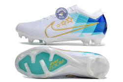 Image of Vapor 15 Elite FG x Enzo Fernandez Blanc/Bleu/Or