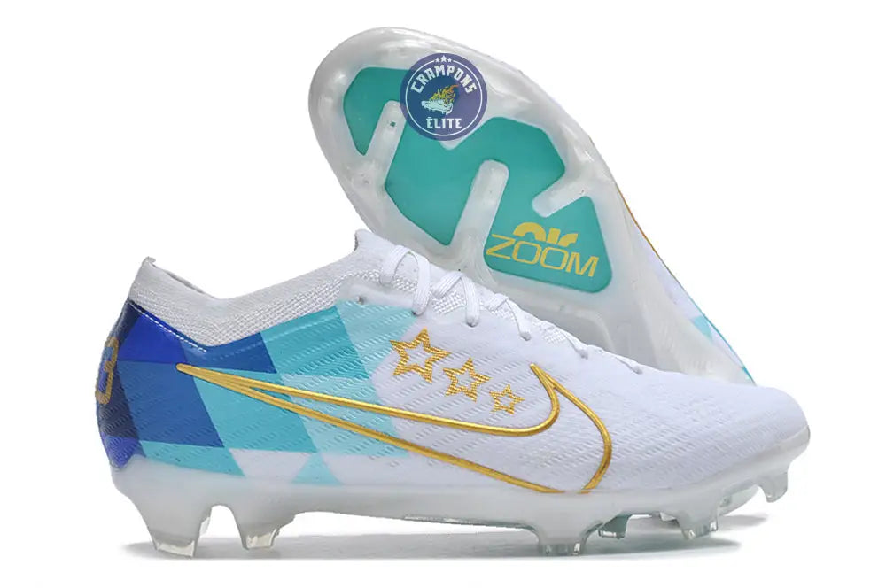 Vapor 15 Elite FG x Enzo Fernandez Blanc/Bleu/Or