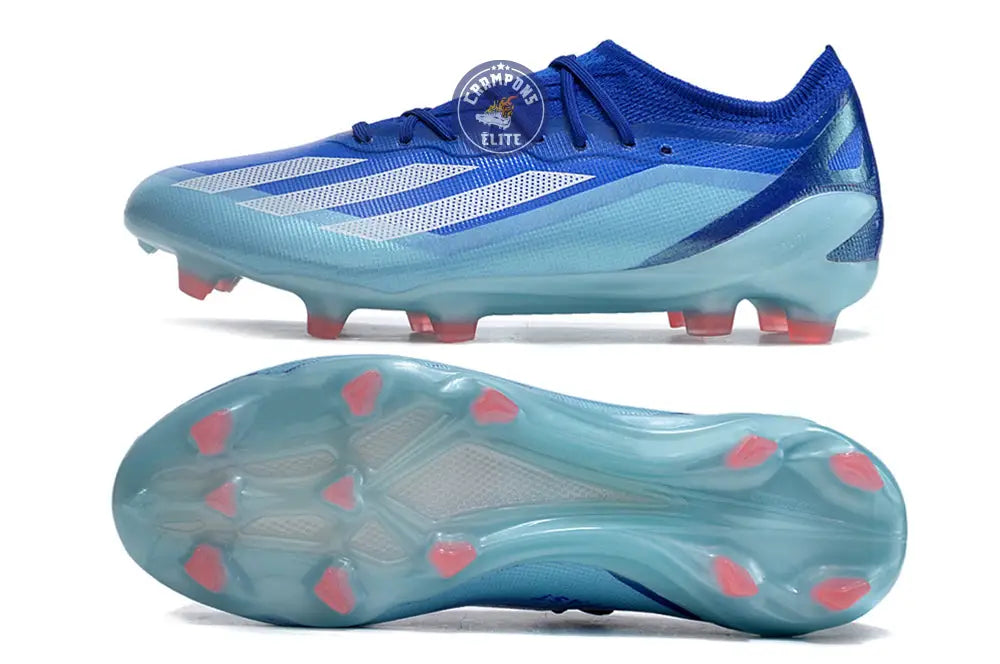 X Crazyfast.1 FG Marinerush - Bleu/Blanc/Rouge