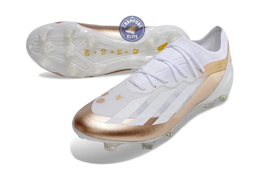 X Crazyfast.1 Messi El Ocho Elite FG - Blanc/OR