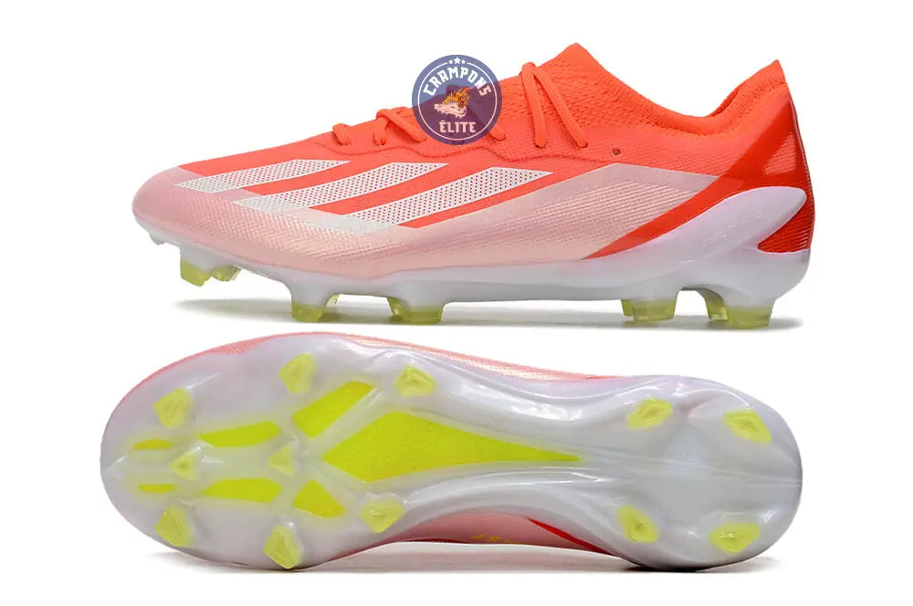 X Crazyfast Elite FG Energy Citrus - Rouge/Blanc/Jaune