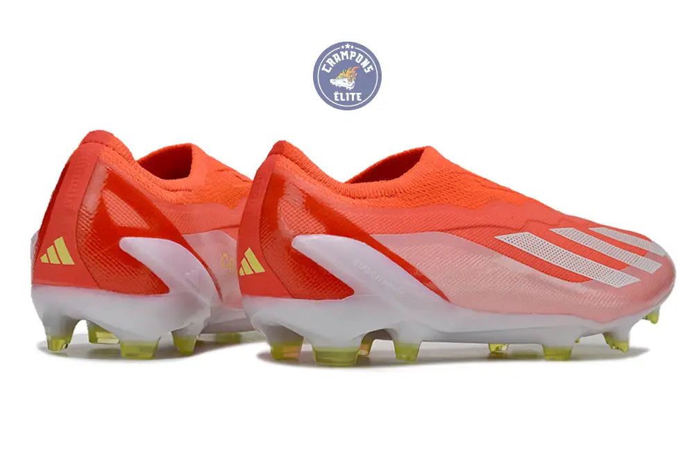 X Crazyfast Elite Laceless FG Energy Citrus - Rouge/Blanc/Jaune