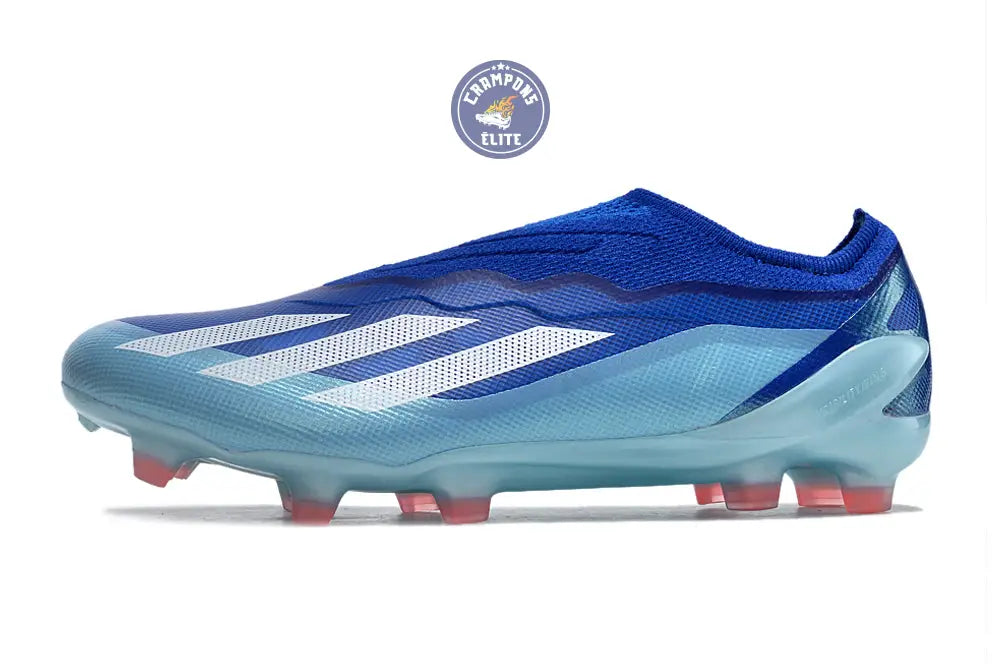 Image of X Crazyfast Elite Laceless FG Marinerush - Bleu/Blanc/Rouge