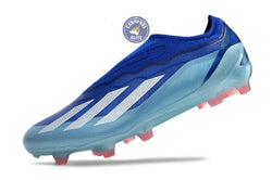 Image of X Crazyfast Elite Laceless FG Marinerush - Bleu/Blanc/Rouge
