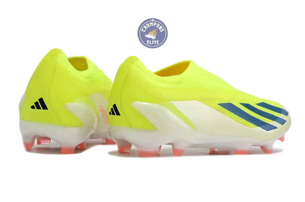 X Crazyfast Elite Laceless FG Solar Energy - Jaune/Noir/Blanc