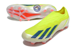 Image of X Crazyfast Elite Laceless FG Solar Energy - Jaune/Noir/Blanc