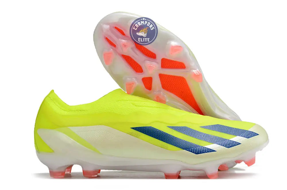 X Crazyfast Elite Laceless FG Solar Energy - Jaune/Noir/Blanc