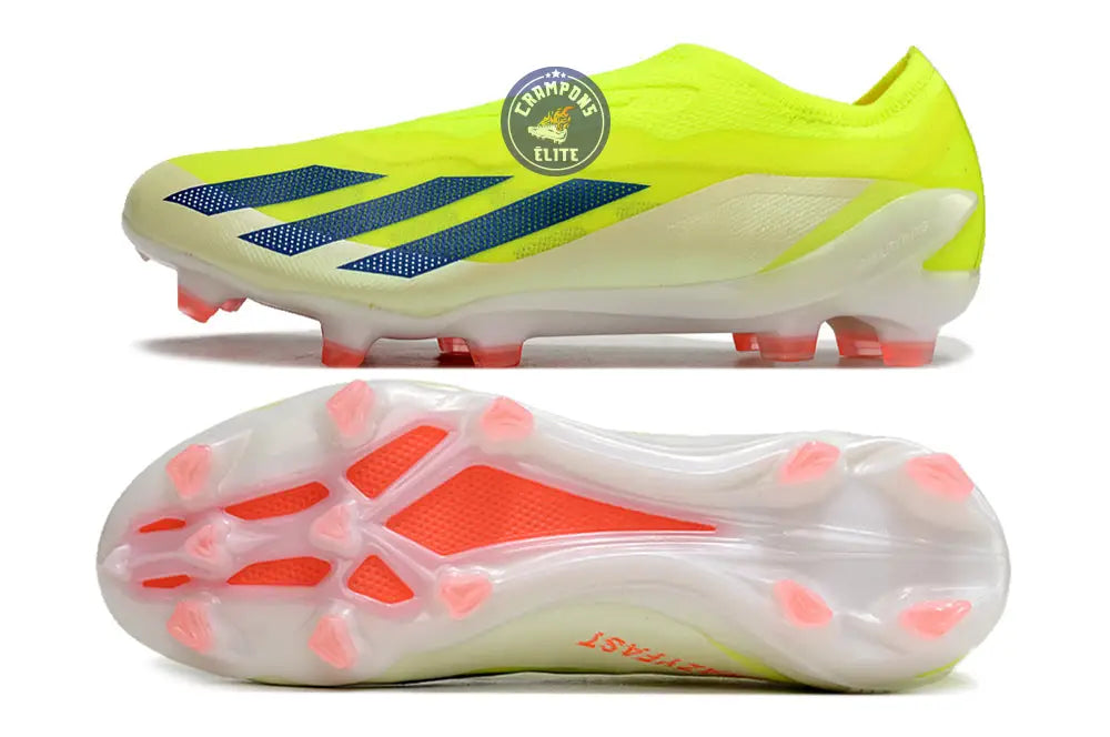 X Crazyfast Elite Laceless FG Solar Energy - Jaune/Noir/Blanc