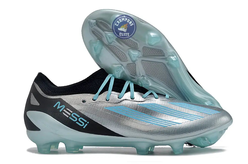 Image of X Crazyfast FG x Messi Infinito - Argenté/Bliss Blue/Noir