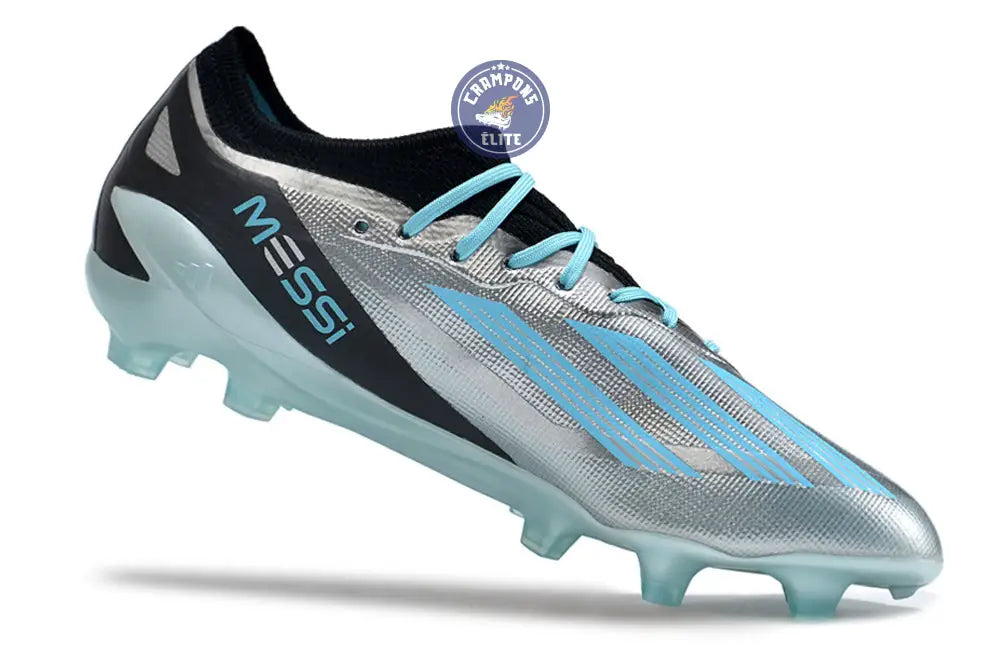 X Crazyfast FG x Messi Infinito - Argenté/Bliss Blue/Noir