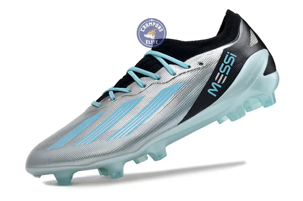 X Crazyfast FG x Messi Infinito - Argenté/Bliss Blue/Noir
