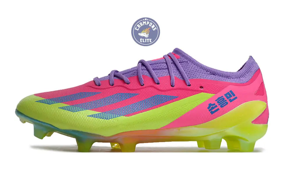 Image of X Crazyfast FG x SON - ’South Korea Nightlife’ Rose/Jaune/Violet