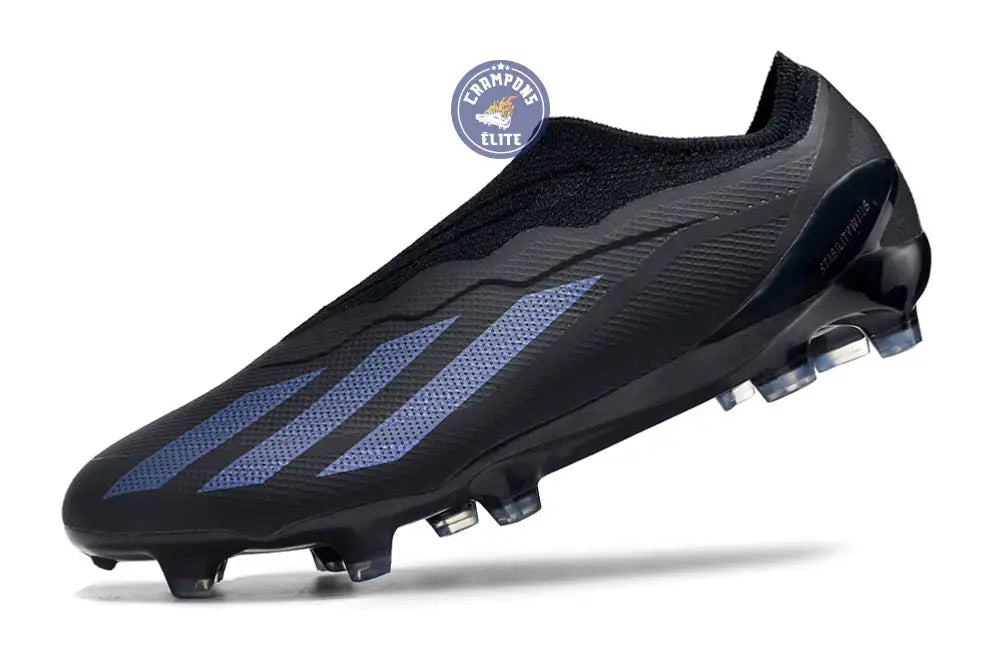 X Crazyfast Laceless FG Nightstrike - Noir