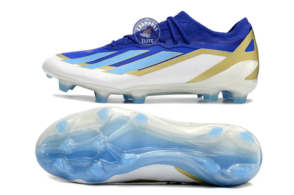 X Crazyfast Messi Elite FG Spark Gen10s - Bleu/Blue Burst/Blanc