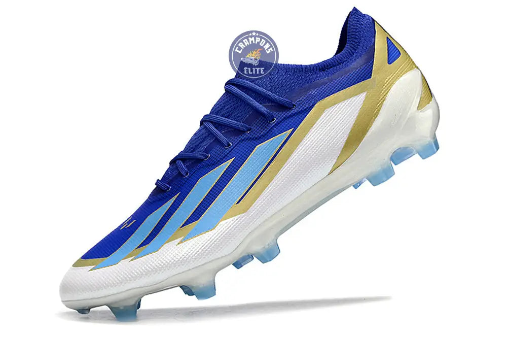 Image of X Crazyfast Messi Elite FG Spark Gen10s - Bleu/Blue Burst/Blanc