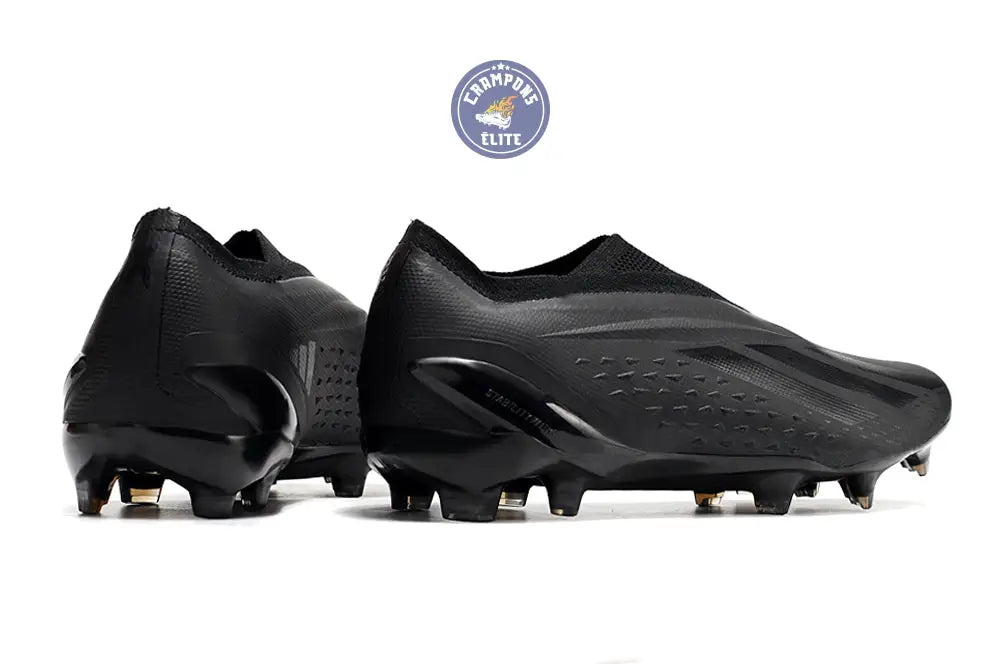 X Speedportal Elite Laceless FG Full Black - Noir