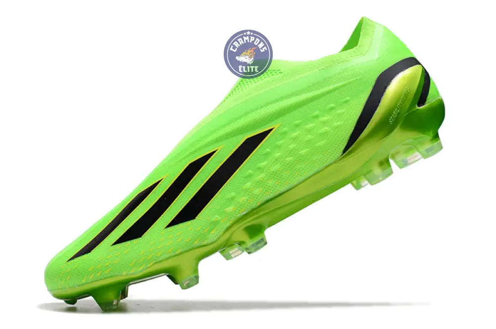 X Speedportal Elite Laceless FG Game Data - Vert/Noir/Jaune