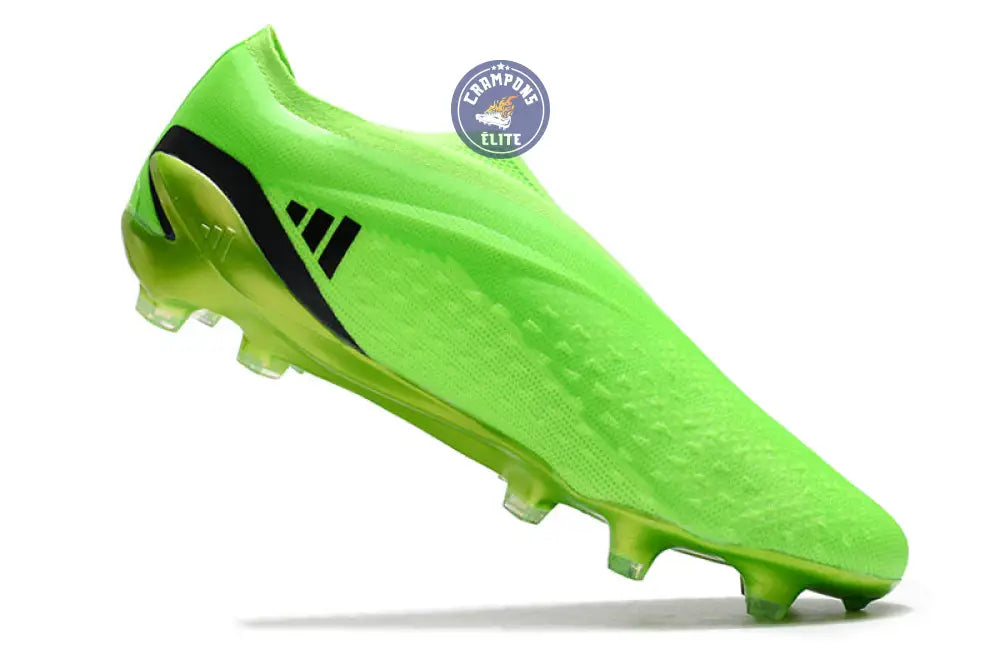 Image of X Speedportal Elite Laceless FG Game Data - Vert/Noir/Jaune