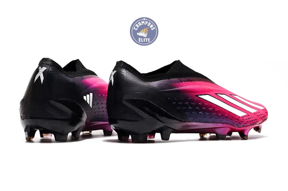 X Speedportal Elite Laceless FG Own Your Football - Rose/Argenté/Noir