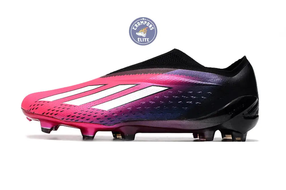 X Speedportal Elite Laceless FG Own Your Football - Rose/Argenté/Noir