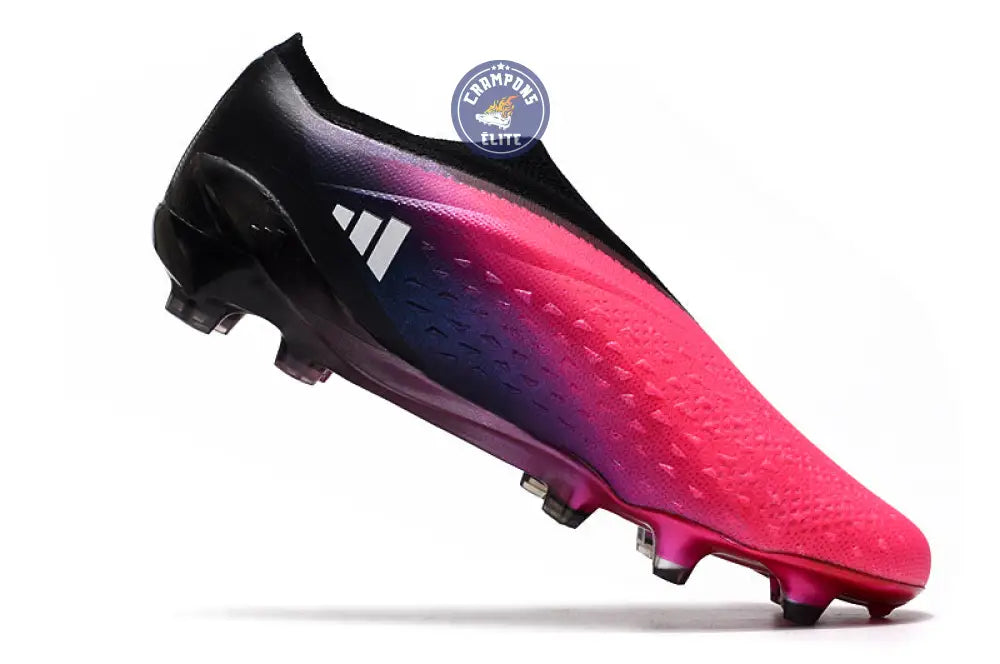 X Speedportal Elite Laceless FG Own Your Football - Rose/Argenté/Noir